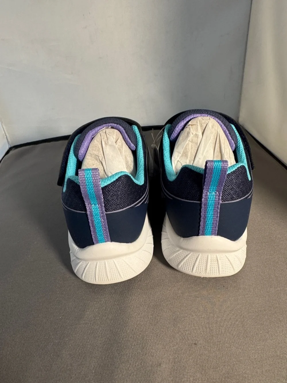 Skechers Kids Navy & Teal‎ Athletic Sneakers new inbox.